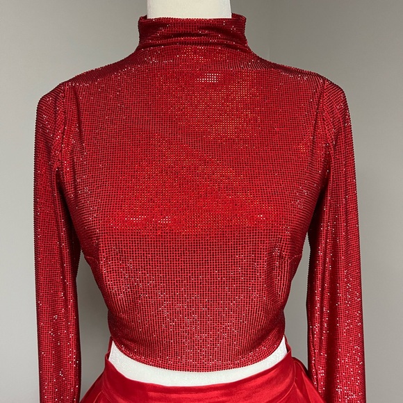 Red Tarik Ediz Gown - Picture 3 of 6